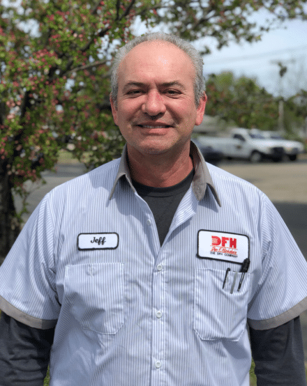 Portrait of Jeff, a DFH technician