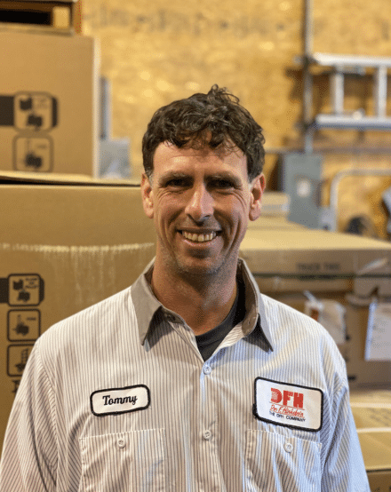 Portrait of Tommy, a DFH technician