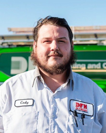 Portrait of Cody, a DFH technician