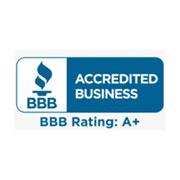 Better Business Bureau (BBB) Accredited Business logo.