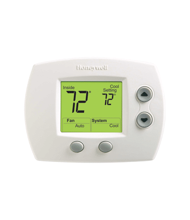 Honeywell programmable thermostat for residential heating and cooling control